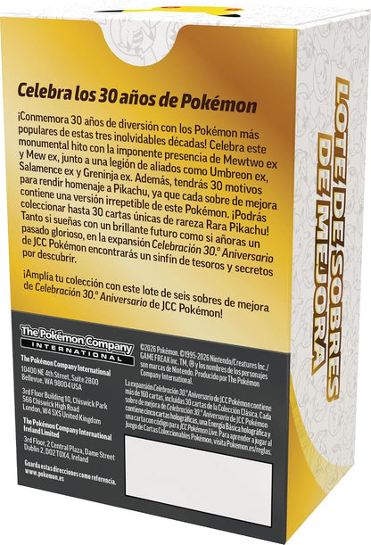 Pokémon Booster Bundle 6 sobres 30 Aniversario ESPAÑOL