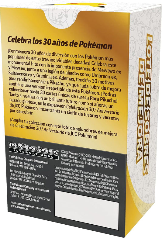 Pokémon Booster Bundle 6 sobres 30 Aniversario ESPAÑOL