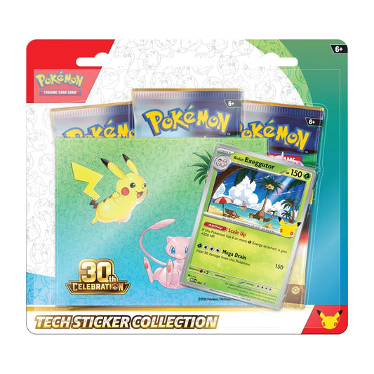 RESERVA Pokémon 30 aniversario Tech Sticker
